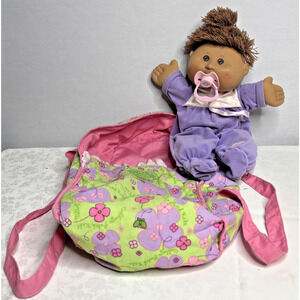 Cabbage Patch Kids Baby Doll Soft Body w/ Carrier Outfit Pacifier
